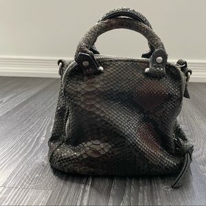 Free People Snake Print Crossbody Bag